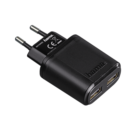 HÁLÓZATI TÖLTŐ USB DUPLA "AUTO DETECT" 2,4A 3 HÁLÓZATI TÖLTŐ USB DUPLA "AUTO DETECT" 2,4A - Image 3