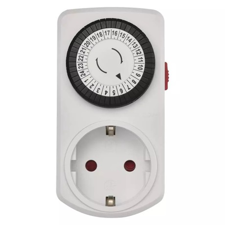 IDŐKAPCSOLÓ MECHANIKUS 15D-3A IP20 SCHUKO 1 IDŐKAPCSOLÓ MECHANIKUS 15D-3A IP20 SCHUKO