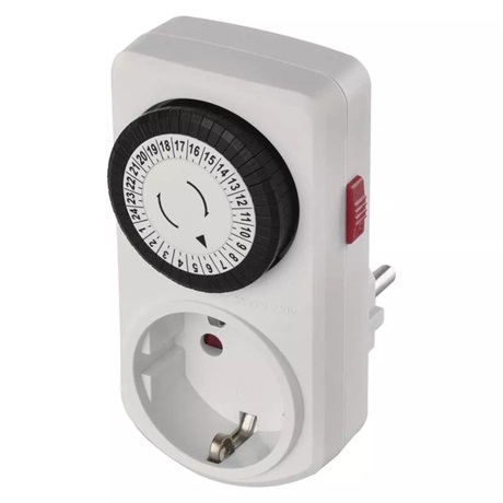 IDŐKAPCSOLÓ MECHANIKUS 15D-3A IP20 SCHUKO 2 IDŐKAPCSOLÓ MECHANIKUS 15D-3A IP20 SCHUKO - Image 2
