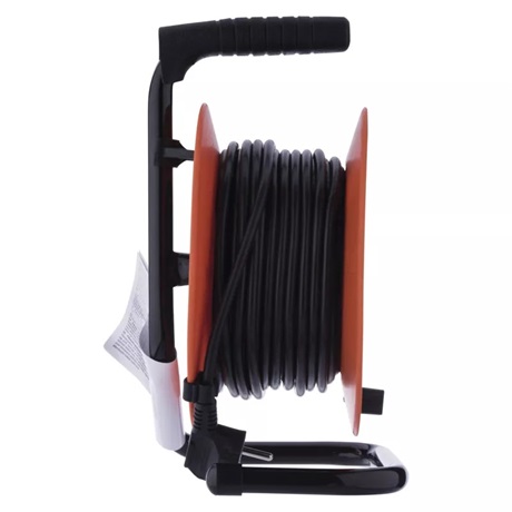 KÁBELDOB 15 M / 4 ALJZAT / FEKETE / PVC / 230 V / 1 MM2 - Image 3