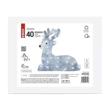 KARÁCSONYI DÍSZ SZARVAS 7 KARÁCSONYI DÍSZ SZARVAS - Image 7