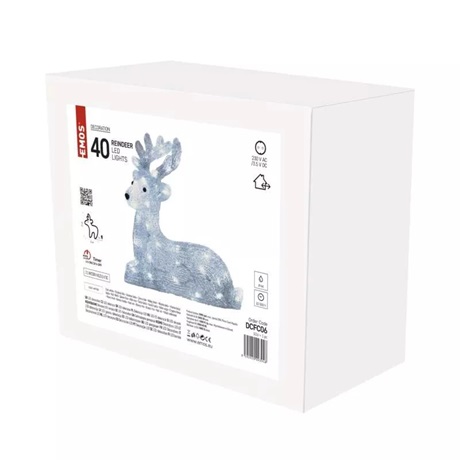 KARÁCSONYI DÍSZ SZARVAS 8 KARÁCSONYI DÍSZ SZARVAS - Image 8