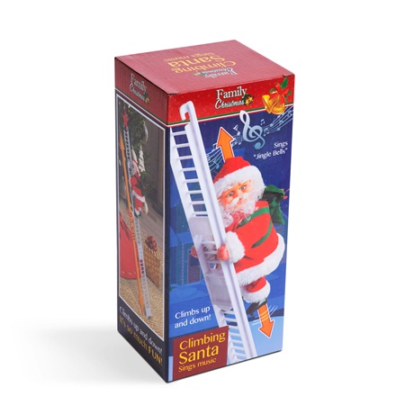 KARÁCSONYI ZENÉLŐ LÉTRÁN MÁSZÓ MIKULÁS 4 KARÁCSONYI ZENÉLŐ LÉTRÁN MÁSZÓ MIKULÁS - Image 4