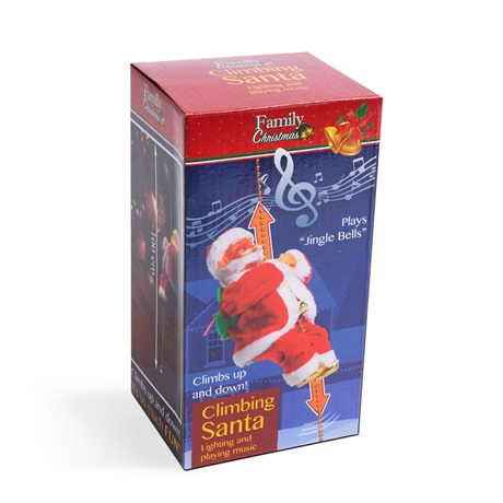 KARÁCSONYI ZENÉLŐ VILÁGÍTÓ ÉS MÁSZÓ MIKULÁS 4 KARÁCSONYI ZENÉLŐ VILÁGÍTÓ ÉS MÁSZÓ MIKULÁS - Image 4