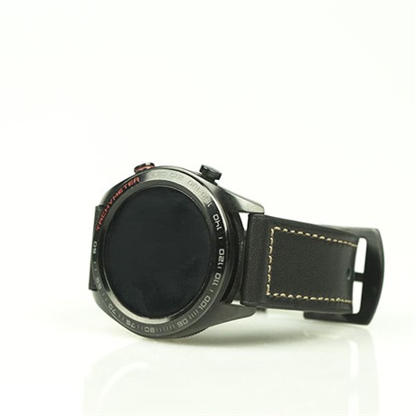 KÍVÜL PUHA BŐR BELÜL SZILIKON ÓRASZÍJ /FEKETE/ / 22MM 5 KÍVÜL PUHA BŐR BELÜL SZILIKON ÓRASZÍJ /FEKETE/ / 22MM - Image 5