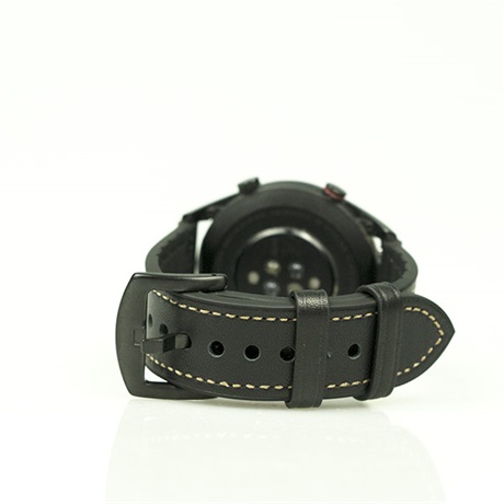 KÍVÜL PUHA BŐR BELÜL SZILIKON ÓRASZÍJ /FEKETE/ / 22MM 7 KÍVÜL PUHA BŐR BELÜL SZILIKON ÓRASZÍJ /FEKETE/ / 22MM - Image 7