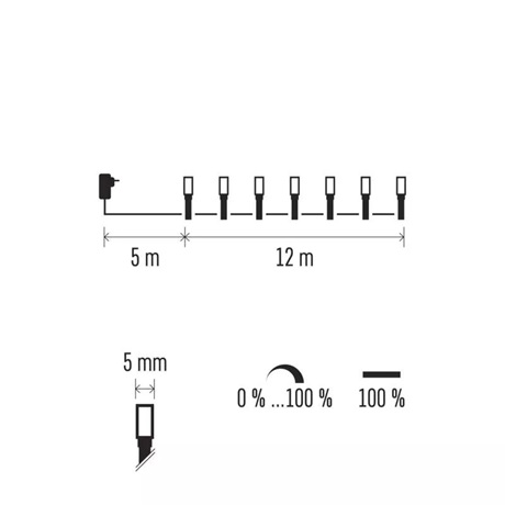 LEDES KÜLTÉRI FÉNYFÜZÉR 7 LEDES KÜLTÉRI FÉNYFÜZÉR - Image 7