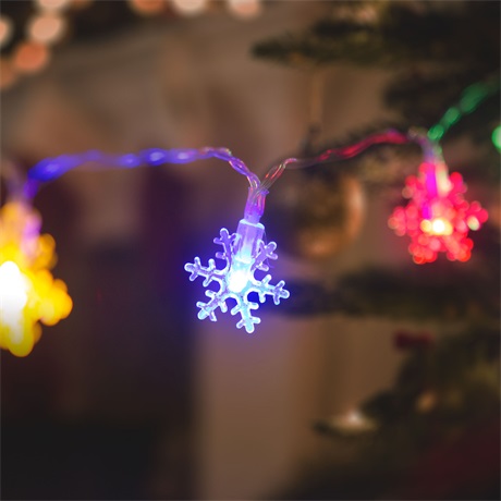 LED FÉNYFÜZÉR JÉGKRISTÁLY 1 LED FÉNYFÜZÉR JÉGKRISTÁLY