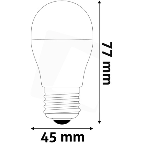 LED GLOBE IZZÓ MINI G45 2.9W E27 WW 3000K SUPER HIGH LUMEN - Image 2