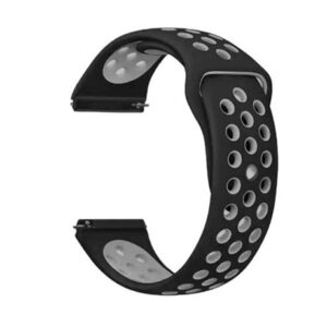 LELEGZO SZILIKON ORASZIJ FEKETE SZURKE 22MM i261462