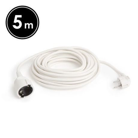 LENGŐ HOSSZABBÍTÓ FEHÉR - 3 X 1,5 MM2 - 5 M