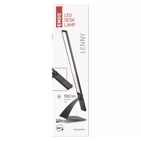 LENNY LED ASZTALI LÁMPA, FEKETE 3 LENNY LED ASZTALI LÁMPA, FEKETE - Image 3