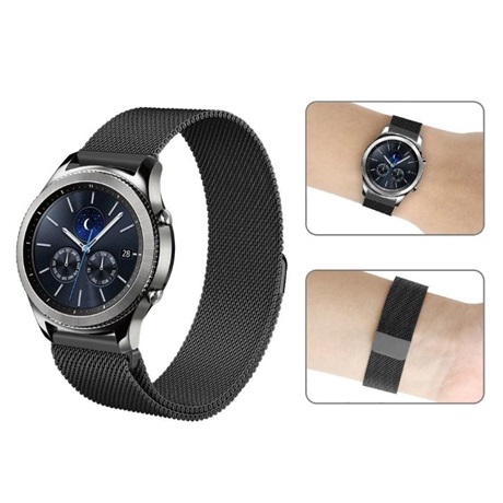 MILÁNÓI FÉM ÓRASZÍJ / SÖTÉTSZÜRKE / 22MM 2 MILÁNÓI FÉM ÓRASZÍJ / SÖTÉTSZÜRKE / 22MM - Image 2