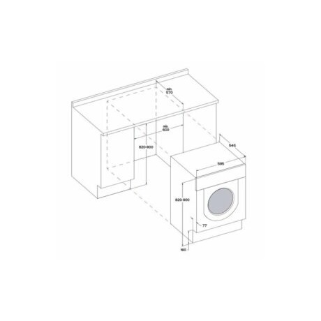 MOSÓGÉP ELÖLTÖLTŐS BEÉPÍTHETŐ 2 MOSÓGÉP ELÖLTÖLTŐS BEÉPÍTHETŐ - Image 2