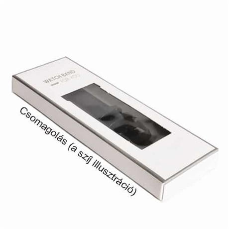 OLASZ PRÉMIUM BŐRÓRASZÍJ / FEKETE / 22MM 4 OLASZ PRÉMIUM BŐRÓRASZÍJ / FEKETE / 22MM - Image 4