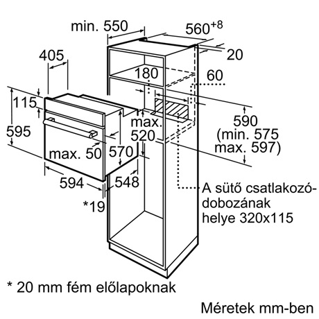SÜTŐ BEÉPÍTHETŐ ELEKTROMOS 6 SÜTŐ BEÉPÍTHETŐ ELEKTROMOS - Image 6