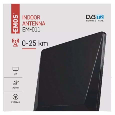 SZOBAANTENNA EM-011, 0–25 KM, DVB-T2, LTE/4G SZŰRŐ 3 SZOBAANTENNA EM-011, 0–25 KM, DVB-T2, LTE/4G SZŰRŐ - Image 3