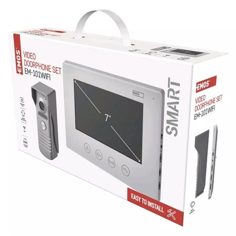 VIDEÓ KAPUTELEFON WIFI SZETT EM-101WIFI, FEHÉR 6 VIDEÓ KAPUTELEFON WIFI SZETT EM-101WIFI, FEHÉR - Image 6