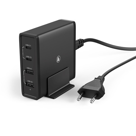 HÁLÓZATI TÖLTŐ ÁLLOMÁS, 2xUSB, 2xTYPE-C, 4 PORT, 60W 1 HÁLÓZATI TÖLTŐ ÁLLOMÁS, 2xUSB, 2xTYPE-C, 4 PORT, 60W