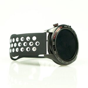 LELEGZO SZILIKON ORASZIJ FEKETE FEHER 22MM i344392