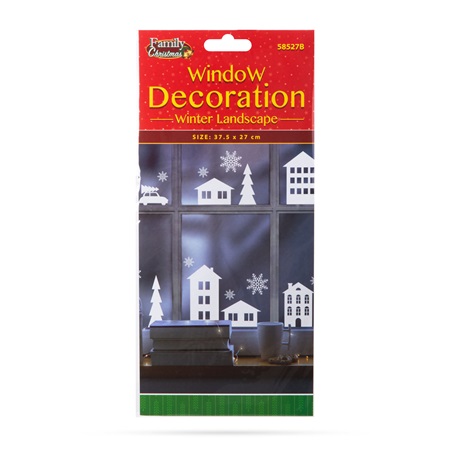 ABLAKDEKORÁCIÓ TÉLI TÁJ 3 ABLAKDEKORÁCIÓ TÉLI TÁJ - Image 3