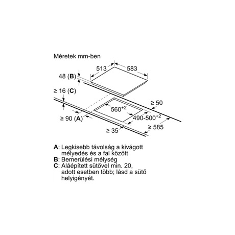 FŐZŐLAP BEÉPÍTHETŐ KERÁMIA 5 FŐZŐLAP BEÉPÍTHETŐ KERÁMIA - Image 5