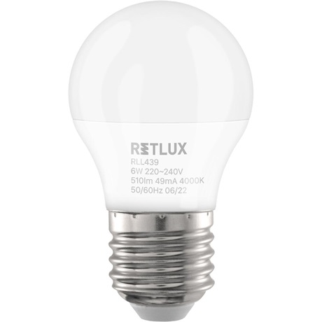 LED IZZÓ G45 E27 MINIG 6W CW 1 LED IZZÓ G45 E27 MINIG 6W CW
