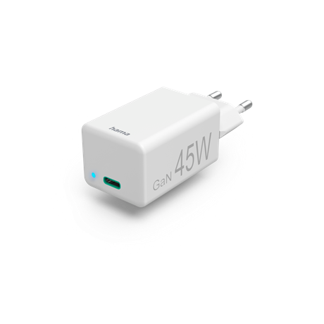UNIV. HÁLÓZATI USB TYPE-C TÖLTŐ GAN "PD", FEH. (5-20V,45W)