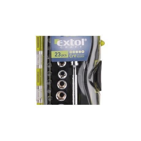 RACSNIS BIT ÉS DUGÓKULCS, 23DB-OS, CRV., IRÁNYVÁLTÓS, MÁGNESES, MŰANYAG DOBOZBAN - Image 9