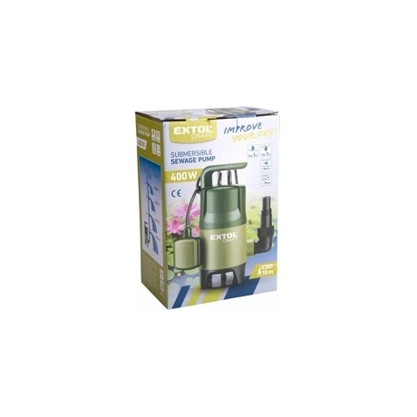 BÚVÁRSZIVATTYÚ, SZENNYVÍZ, 400W, ÚSZÓKAPCSOLÓVAL 15 BÚVÁRSZIVATTYÚ, SZENNYVÍZ, 400W, ÚSZÓKAPCSOLÓVAL - Image 15