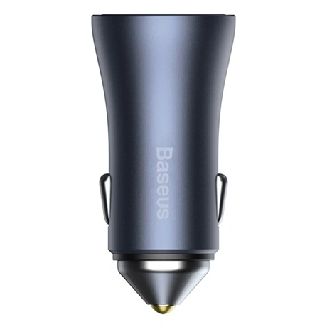 AUTÓS TÖLTŐ USB+TYPE-C ALJZAT 40W, PD GYORSTÖLTŐ 4.0, LED JELZÉS + TYPE-C KÁBEL - Image 4