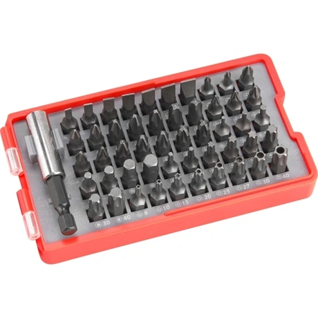 BEHAJTÓ KÉSZLET 51 DB, LAPOS:3-7MM, PH0-3, PZ0-3, HEX 1,5-6MM, T ÉS TTA 8-40 - Image 2