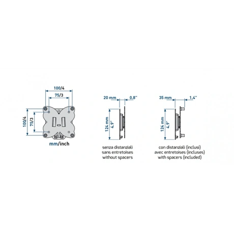 FALI KONZOL VESA 100 4 FALI KONZOL VESA 100 - Image 4