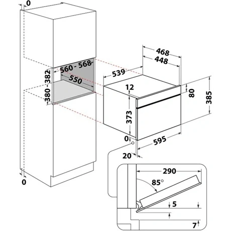 MIKROHULLÁMÚ SÜTŐ BEÉPÍTHETŐ 5 MIKROHULLÁMÚ SÜTŐ BEÉPÍTHETŐ - Image 5
