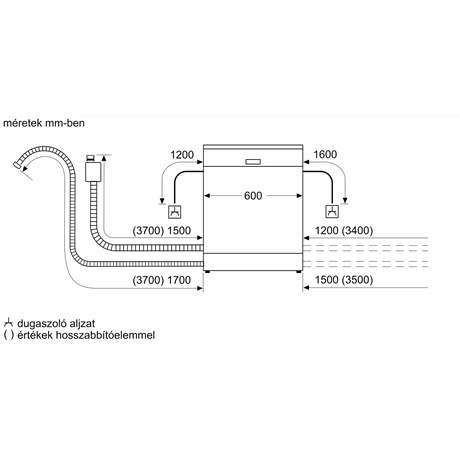 MOSOGATÓGÉP BEÉPÍTHETŐ 14 TERÍTÉK INTEGRÁLT 3 MOSOGATÓGÉP BEÉPÍTHETŐ 14 TERÍTÉK INTEGRÁLT - Image 3