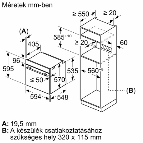 SÜTŐ BEÉPÍTHETŐ GŐZ FUNKCIÓVAL 8 SÜTŐ BEÉPÍTHETŐ GŐZ FUNKCIÓVAL - Image 8