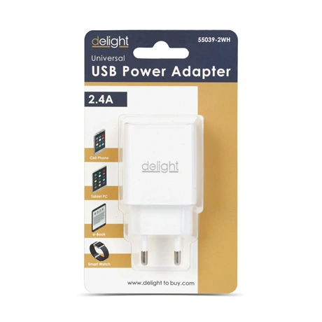 ADAPTER, 2USB, FEHÉR 4 ADAPTER, 2USB, FEHÉR - Image 4
