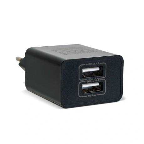 ADAPTER, 2USB, FEKETE 1 ADAPTER, 2USB, FEKETE