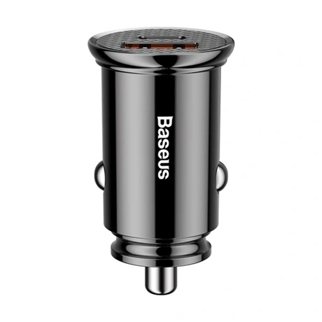 AUTÓS TÖLTŐ USB+TYPE-C ALJZAT 30W, PD GYORSTÖLTŐ 4.0
