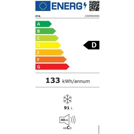 FAGYASZTÓSZEKRÉNY 4 REKESZ, 91 L, D ENERGIAOSZTÁLY, LED KIJELZŐ 4 FAGYASZTÓSZEKRÉNY 4 REKESZ, 91 L, D ENERGIAOSZTÁLY, LED KIJELZŐ - Image 4