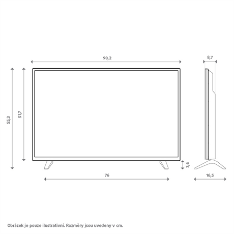 TV 40" FULL HD ANDROID SMART LED 3 TV 40" FULL HD ANDROID SMART LED - 3. kép