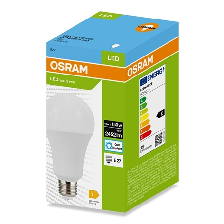 LED FÉNYFORRÁS 19W (150W), 6500K, 2452LM, E27, HIDEG FEHÉR 3 LED FÉNYFORRÁS 19W (150W), 6500K, 2452LM, E27, HIDEG FEHÉR - Image 3