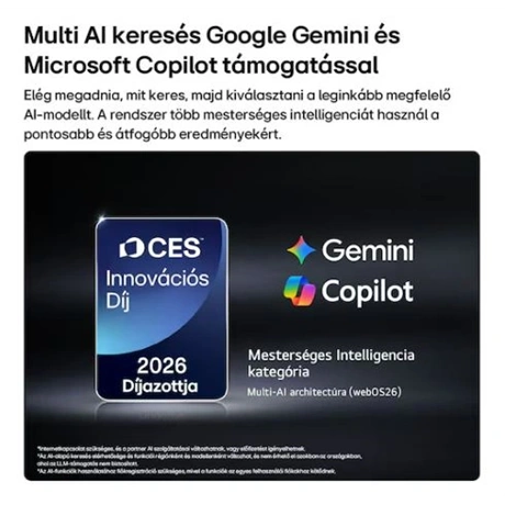 TV 43" 4K UHD QNED MINI LED  AI SMART TV, 2026,WEBOS , HDR10 PRO - 3. kép