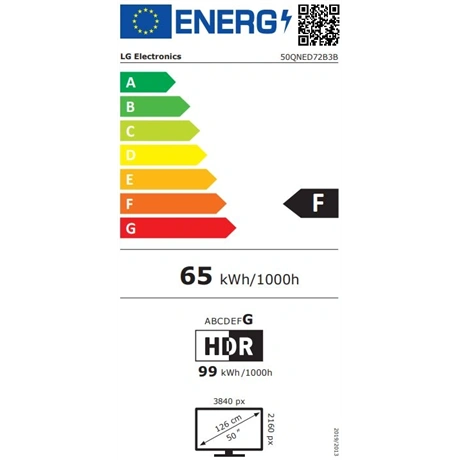 TV 50" 4K UHD QNED MINI LED AI SMART TV, 2026 ,WEBOS - 3. kép