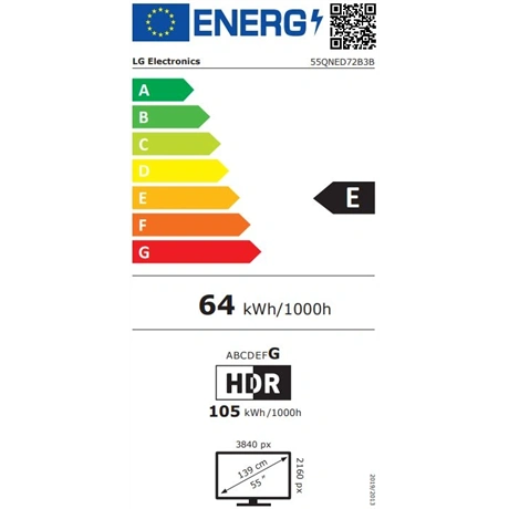 TV 55" 4K UHD QNED MINI LED AI SMART TV, 2026,WEBOS - 3. kép