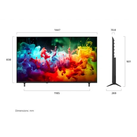 TV 65" 4K UHD QNED MINI LEDAI SMART TV, 2026,APPLE AIRPLAY WEBOS , HDR10 PRO - 2. kép
