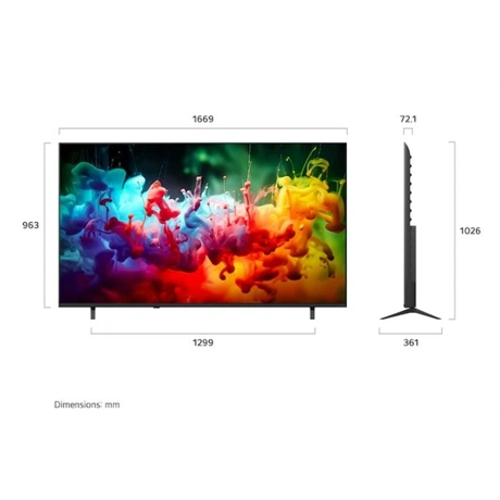 TV 75" 4K UHD QNED MINI LED AI SMART TV, 2026 ,WEBOS ,HDR10 PRO - 2. kép