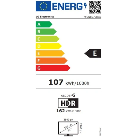 TV 75" 4K UHD QNED MINI LED AI SMART TV, 2026 ,WEBOS ,HDR10 PRO - 5. kép