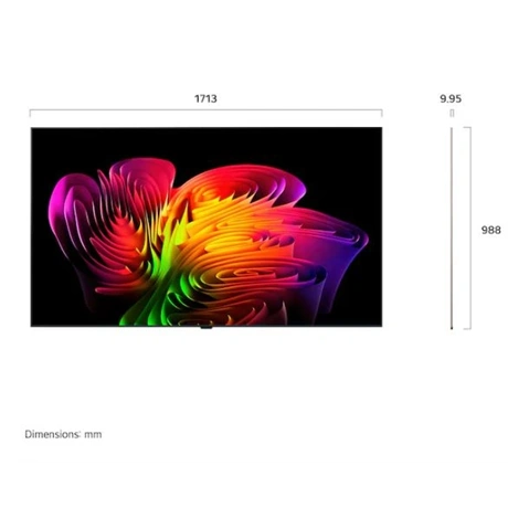 TV 77" 4K UHD OLED EVO AI SMART TV 2026,DOLBY VISION WEBOS  VEZETÉK NÉLKÜLI - 2. kép