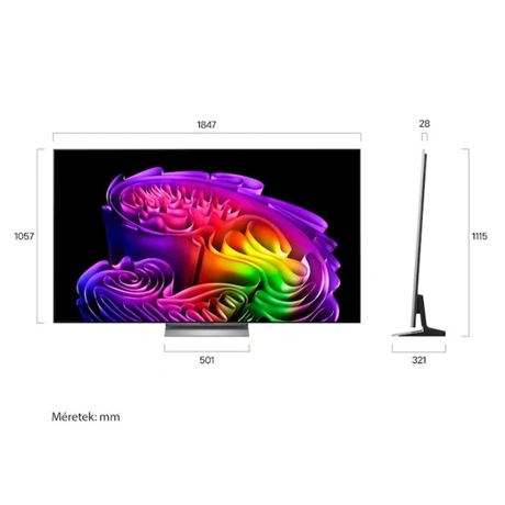 TV 83" 4K UHD OLED EVO AI SMART TV 2026,DOLBY VISION WEBOS - 2. kép